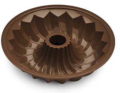Bialetti Dolche Chef Tortiera per Ciambella, Silicone, Marrone