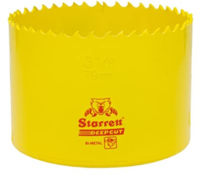 Starrett Bi métal Deep Cut Scie cloche, 79 mm, dch0318