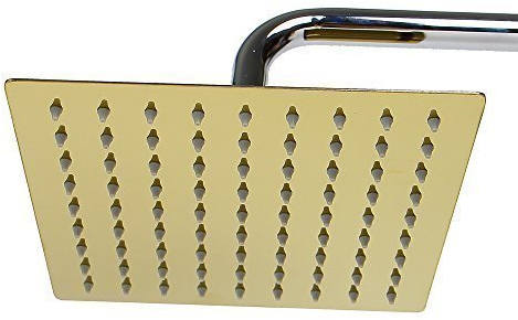 20cm Regendusche Regenbrause Brause Duschkopf Kopfbrause (Gold01)