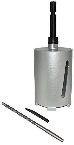 Dr. Diamond SDS MAX Couronne de forage diamantée Ø 32 mm avec foret de centrage, couronne de forage à sec avec longueur utile de 150 mm pour béton léger, brique, matériaux en béton moyennement durs