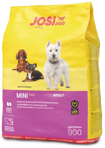 JosiDog Mini (900g) | Hundefutter für kleine Rassen | Premium Trockenfutter für ausgewachsene Hunde | powered by JOSERA | 1er Pack