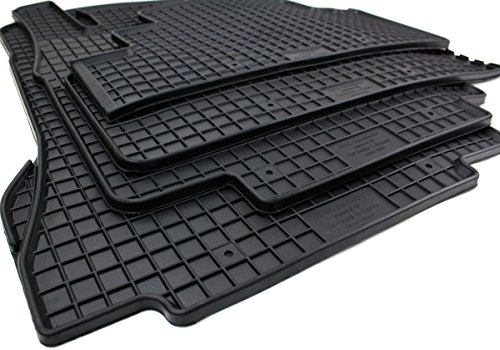 kfz-premiumteile24 Gummimatten Kompatibel mit A-Klasse W168 Baujahr 1997-08/2004 Fußmatten Automatten Allwetter Premium Qualität 100% Passgenau Schwarz 4-teilig