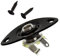 ENET Vis de prise jack de forme ovale universelle pour guitare électrique