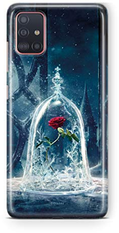 ERT GROUP Handyhülle für Samsung A51 Original und offiziell Lizenziertes Disney Muster Beauty and The Beast 002 optimal an die Form des Handy angepasst, hülle aus TPU