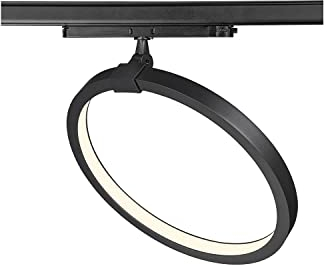 SLV 3 Phasen System Leuchte 3~ ONE 40 TRACK DALI / LED 3-Phasen-Strahler, Spot, Decken-Strahler, Decken-Leuchte, Schienensystem, Innen-Beleuchtung / 4000K 15.2W 670lm schwarz dimmbar, 1004771