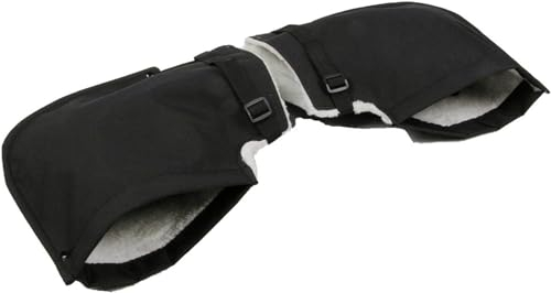 XUEQI guidon moto coupe-vent en velours chaud pour l'hiver