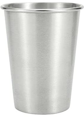 Cyhamse Verres en acier inoxydable,Gobelets en métal incassables - Gobelets empilables pour voyage, gobelets réutilisables en acier inoxydable