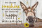 HOUVSSEN Metallschilder für den Außenbereich, Heimdekoration, Donkey You Are My Sunshine, Geschenk für Eselliebhaber, 20,3 x 30,5 cm