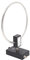 VGEBY Short Wave Radio Antenna, 3-30MHz Stainless Steel Loop Antenna, Active Receiving Antenna, Radio Antennas with 20dbi Gain, BNC-3.5 Feeder Line