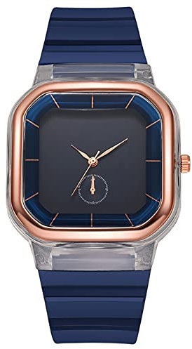 Montre Pas Cher, Montre CarréE Pour Hommes Et Femmes, Montre à Bracelet En Silicone, Montre Analogique éTanche à Quartz, Montre Sport De Mode, Montre D'Affaires - Cadeau