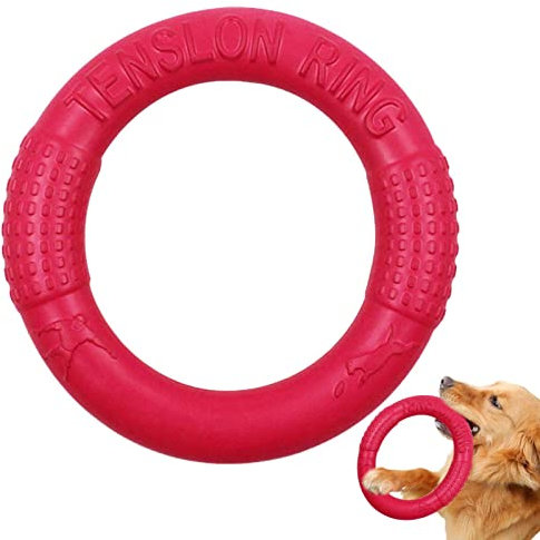 NGUMMS Kauringe für Hunde für aggressive Kauer - Lustiger Hundebeißring Kauspielzeug für fliegende Hunde | Fliegende Scheiben für mittelgroße / große Rassen, Ringe