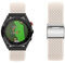 Band für Garmin Forerunner 955/945/935 ArmBand Nylon Geflochtenes Loop Band für Garmin Forerunner 955/945/935 Armband für Herren Damen Armbänder mit Garmin Forerunner 955/945/935 (E)