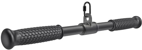 SELEWARE bizeps stange kabelzug griffe - Trizeps-Lat-Pulldown-Aufsätze, Trainingszubehör für das Heim-Fitnessstudio mit Rutschfestem, Trizeps-Seil, Latzug Griff, Pulldown-Stange, Latzugstange