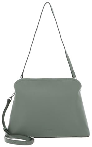 SEIDENFELT MANUFAKTUR Handtasche Schultertasche Dale Midi City Hobo Frosty Green grün