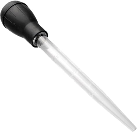 QmjdDymx Turkey Basters for Cooking, Meat Baster, Food Grade Baking Baster Syringe Tube Pump With Scale for Bbq Grill Home & Kitchen(Black, 30Ml)