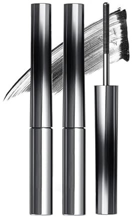 Judy Doll Mascara, Judydoll Mascara, Judydoll - 3D Curling Eyelash Iron Mascara, Judy Doll Iron Brush Mascara, Washable Extra Slim Metal Mascara, Bristleless Mascara (Black-2pcs)
