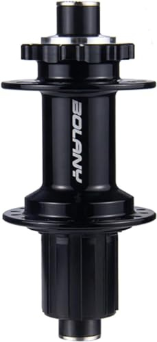 ZOCKZ Fahrrad-Steckachsen-Boost-Nabe mit 32 Löchern, HG-System, 6 Schrauben, Scheibenbremse, Aluminiumlegierung, 6 Klauen, vorne, 2 hinten, 4 Kugellager, MTB HG, kompatibel mit
