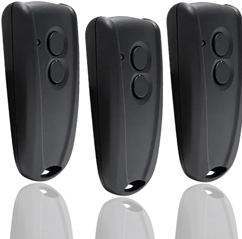 3 stuck Garagentoröffner 433MHz kompatibler Handsender für Hörmann Ecostar RSC2, RSE2, RSZ1 437681 Fernbedienung, 1 Pack Garagentoröffner Fernbedienung