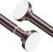 AIZESI Small Shower Curtain Pole 28-48 Inch, 1pcs Shower Curtain Pole 1 Inch Diameter Brass Adjustable Non-Drilling, Non-Slip, Anti-Rust Adjustable Curtain Rod