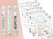 Sugeru 6 PCS Kerzentattoo (200+ Muster) - 40. Geburtstag,Wassertransferdruck | wasserschiebefolie kerzen | Kerzenfolie | kerzenaufkleber sticker | deko geschenk 40 geburtstag,Happy Birthday(40)