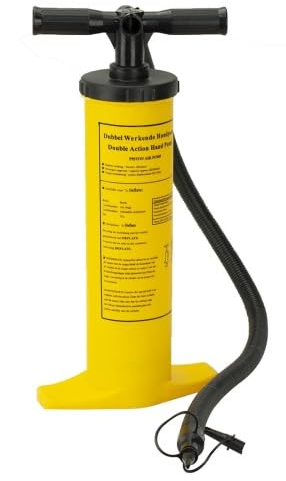 PONTTOR Doppelhub-Luftpumpe, Handpumpe, 2 x 2500 CCM, Doppelhub Pumpe, Luftpumpe, SUP Kite Schlauchboot Luftmatratze