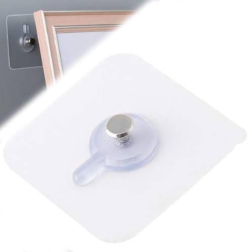 Oruiiju 24 Stück Bilderhaken Selbstklebend, Transparent Klebehaken Bilderhaken Ohne,Bohre,Selbstklebende Bildaufhänger für Bilder, Poster, Fotos, Dekorative Gemälde