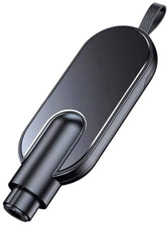 Noekye Window Glass Breaker Seatbelt Cutter Hammerdex Emergency Car Escape Survival Stuff Tool Gadgets Safety Kit, Black