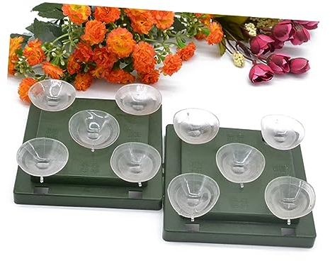 BUGUUYO Hochzeitsdekoration Saugnapf Blumensockel Für Hochzeitsautos Blumenbasis Für Stilvolle Auto-Dekorationen