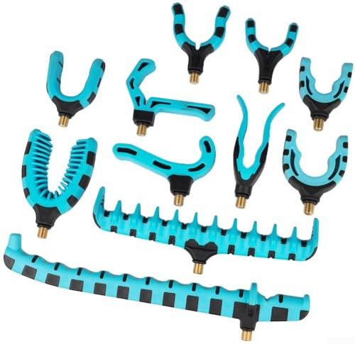 ZYWUOY Grobe Angelrutenauflage, -halter mit MPR-Halterung, Kopf-Feederablage und verschiedenen Optionen, sicherer Angelrutenhalter (MRP-009-2)