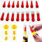Calfeutrage Buse Applicateur Réutilisable, 2024 Neu Trousse à outils universelle de buse en caoutchouc intégrée, Universel Kit D'outils De Buse En Caoutchouc Avec Base (22PCS(6 accessoires))