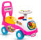My First Ride On Toy and Kid Walker - 2-in-1 Toddler Push Car with Music, Lights, and Storage - Perfect Baby Walker for Boys & Girls - Ideal for Indoor & Outdoor Fun (Pink)