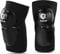 FIGHTR Knieschoner Dick für Kickboxen, MMA, Muay Thai & weitere Kampfsportarten - 2er Set Knie Schoner (Black, S/M)
