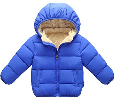 Bambini Bambino Bambino Neonato Neonati Maschi Solido Cappotto Invernale con Cappuccio Giacca Spessa Capispalla Calda Abiti Abiti Anni 90