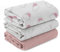 Soarwg Kids Musselin Pucktücher für Neugeborene, 3er-Set Babydecken 95 x 100 cm – Weiche Baby Swaddle Decke, Spucktücher, Wickeltuch – Perfekt für Babyparty,Sonnenlicht