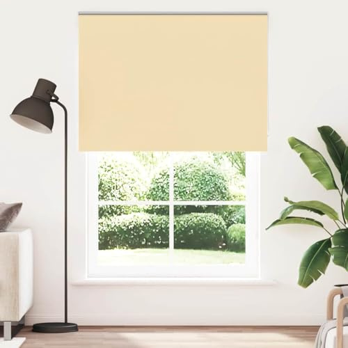 vidaXL Verdunkelungsrollo Beige 165x230 cm Stoffbreite 161,6 cm
