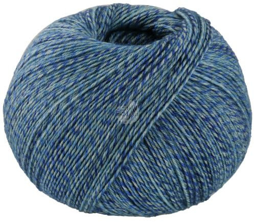 LANA GROSSA Vintage Socks | Hochwertiges Sockengarn mit Merinowolle & Ton in Ton Farbeffekt | Handstrickgarn aus 75% Schurwolle & 25% Polyamid | 100g Wolle zum Stricken & Häkeln | 400m Garn FB1014