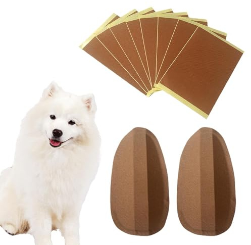 Kit de fixation d'oreille pour chien – Support d'oreille fixe pour chiots et chiens adultes | Attelle d'oreille verticale pour correction des oreilles, dressage et érection – Sans danger et colle