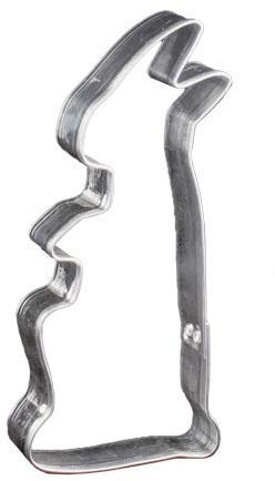 LARES Ausstecher/Ausstechform Hase, stehend - für Kekse, Plätzchen, Lebkuchen & Co - Größe: 12cm, Höhe: 1,7cm - Made in Germany