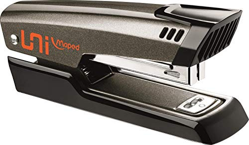 Maped - Grapadora de Oficina - Universal Half Strip - Grapadora Manual - Función de Punteado - Compatible con Grapas 24/6 y 26/6 - Profundidad de Grapado de 61 mm