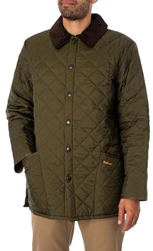 Barbour Herren Heritage Liddesdale Steppjacke, Schwarz