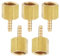 LTWFITTING Laiton BSP Raccord Coupleur/Adaptateur 1/4-Pouce Femelle BSPP x1/8-Pouce(3mm) Tuyau Barbillon Pétrole Gaz Eau (paquet de 5)