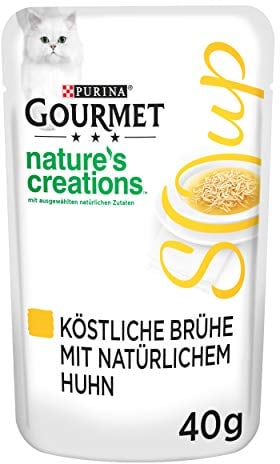 Gourmet Crystal Soup für Katzen mit naturbelassenem Huhn, 32er Pack (32 x 40g)