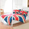 Union Jack Bettwäsche double bed mit zwei Kopfkissen