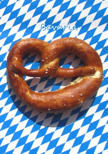 Bayern Breze - Tagebuch / Notizbuch: DIN A5. liniert, 108 Seiten