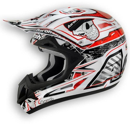 Airoh - Motorradhelm Cross Enduro Jumper Mister X Rot Tg XL