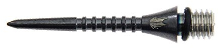 Darttip Steel (3 Stk.) Titanium Conversion Point Schwarz 26mm