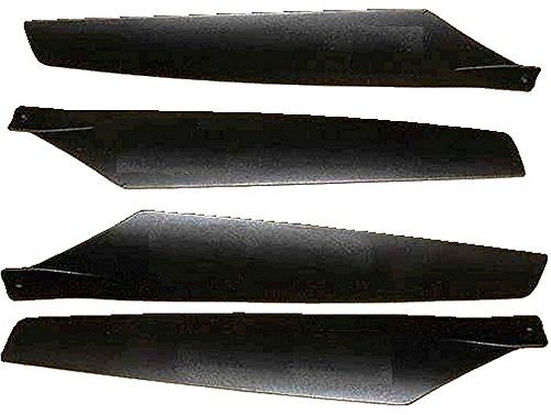 Rotorblätter Blades für verschieden Koaxial Hubschrauber Modelle wie Esky Lama V3, Lama V4, KOB, Hunter, CoComanche, EC-130, Dauphin, Apache AH-64, Walkera, Dragonfly 5#4 etc. (4 Stück (2xA + 2xB))