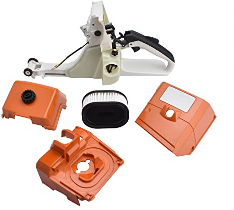 Cancanle Kraftstofftank hinterer Griff mit Luftfilter und Abdeckboden für STIHL MS440 044 Kettensäge