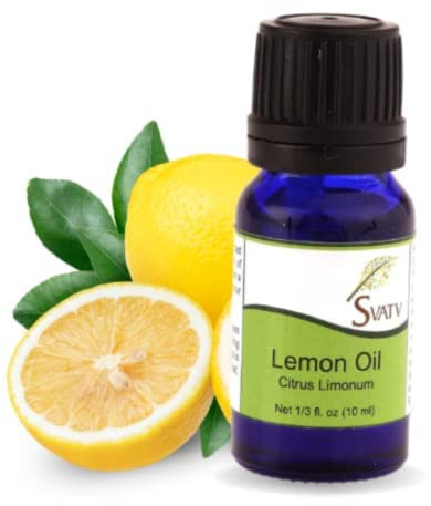 SVATV LEMON Ätherisches Öl Aromatherapieöle in therapeutischer Qualität Duftöl für Diffusor Yoga Massage & DIY Körperpflege 10 ml
