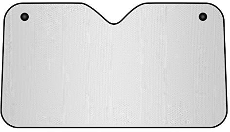 Bc Corona Parasol de Aluminio con ventosas 130 x 70 cm y Universal